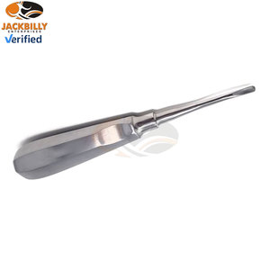 Élévateurs dentaires droits JACKBILLY pour extraction, élévateur de pointe radiculaire, élévateur à gouge, manche creux 4 mm, acier inoxydable allemand - Product Image 3