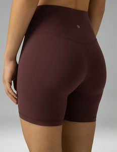 Shorts cyclistes taille haute pour femme, couleur unie, tricoté extensible, tenue de sport, coupe sportive, taille élastique, sans couture - Product Image 2