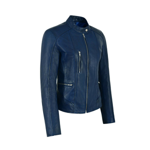 Chaqueta de Cuero para Mujer, Nueva Moda, Chaqueta de Cuero Cortavientos, Venta Caliente - Product Image 4