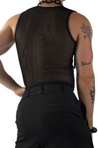 Camiseta Deportiva de Alta Calidad Personalizada sin Mangas con Cuello Redondo, Logotipo al por Mayor, Secado Rápido, Transpirable, de Spandex/Algodón, para Gimnasio y Entrenamiento Muscular - Product Image 2