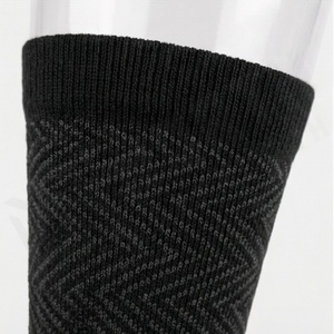 Black Geometric Pattern Crew <b>Socks</b> Breathable Polyester Spandex Running Athletic <b>Socks</b> for Adults Summer Wear - Product Image 4