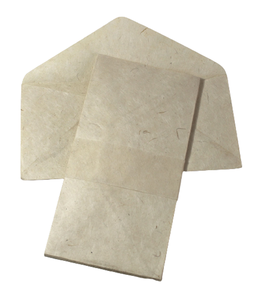 Carta di Colore Naturale Realizzata con Fibra di Lokta Utilizzata nei Monasteri Buddisti da Centenari Anni, Set di Buste - Product Image 4