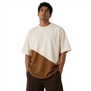 T-shirt pour homme - Tissu tissé en polyester/coton écologique, 2 couleurs, designs personnalisés, impression personnalisée, design vierge, t-shirts oversize tendance - Product Image 5