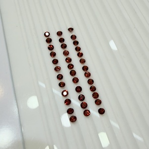 AJ Gems แกรนเนตสีแดงเข้มธรรมชาติ 100% ขนาด 8 มม. ทรงบริลเลียนท์คัท น้ำหนัก 2.3 กะรัต ผ่านการอบความร้อน สำหรับทำแหวนแฟชั่นและเครื่องประดับ - Product Image 4
