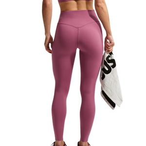 Womens Dusty Rose Thin High Waist Yoga <b>Leggings</b> Stretch Gym Fitness Running <b>Workout</b> <b>Pocket</b> Lightweight Activewear Pants Quick - Product Image 2