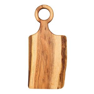 Tabla de cortar de madera natural premium para cocina, preparación de alimentos, tabla de cortar para verduras, frutas y carne - Product Image 3