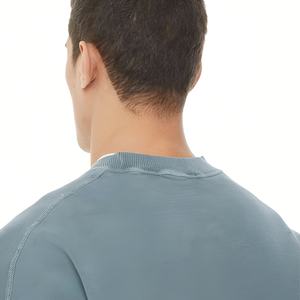 Sudadera Oversize de Forro Polar para Hombre, 100% Algodón, Cuello Redondo Liso, Unisex, Invierno, Venta al por Mayor, Estilo Urbano - Product Image 5