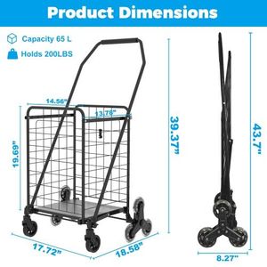 Carrello portante con struttura in acciaio con struttura in acciaio da 200 libbre con fondo in Mesh con montaggio facile con carrello pieghevole - Product Image 6