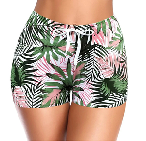 Pantalones Cortos Casuales de Verano para Mujer, de Tela Suave, Poliéster/Nailon, Cintura Media, Unisex, Sólidos, Transpirables - Product Image 2