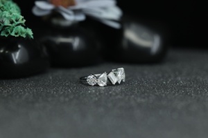 Luxury Multi Shape Moissanite <b>Ring</b> 925 Sterling Silver Five Stone <b>Ring</b> Pear Emerald Round Cut Wedding Custom Jewelry Wholesale - Product Image 2