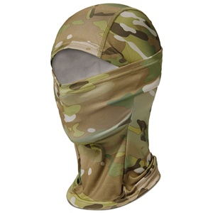Pasamontañas de Poliéster al por Mayor con Diseño Moderno de Camuflaje Multicolor para Motocicleta - Product Image 1