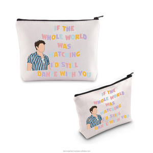 Wholesale Cosmetic Bag Custom Logo Canvas <b>Makeup</b> Organizer Travel Toiletry Bag from Vietnam Factory Custom Design and Print - Product Image 5