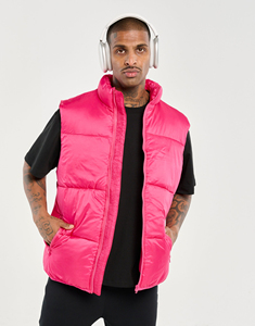 <b>Men's</b> Sleeveless Color Blocking Gilet <b>Winter</b> Detachable Padded Cotton Down Puffer Vest <b>Jacket</b> for <b>Men</b> - Product Image 5