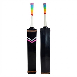 Bate de críquet de calidad premium para jóvenes, de madera maciza, ecológico, para tenis de pelota con cinta, modelo Sixer Player. - Product Image 1