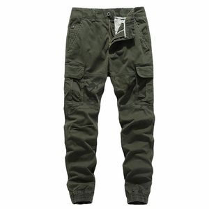 Pantalones Cargo para Hombre, Multibolsillos, Casuales para Exteriores, Pantalones Chino Premium al por Mayor, Ropa Casual de Moda en Algodón Suave - Product Image 2