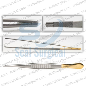 Pinzas Debakey para Extracción de Tejido, Carburo de Tungsteno TC, Instrumento Quirúrgico Antideslizante de Acero Inoxidable - Product Image 3