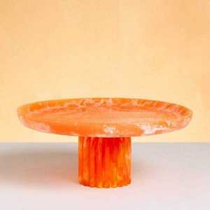 Personalized Handmade Artisan Resin <b>Cake</b> <b>Stand</b> Set of <b>3</b> <b>Tier</b> Handmade Eco-Friendly Dessert Serving <b>Stand</b> with Elegant Design UO - Product Image 5