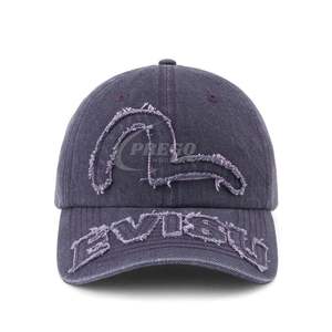 Servicio OEM, Gorra de Béisbol de Mezclilla Bordada, Estilo Desgastado, Personalizable, Cómoda, Nueva Llegada, Fabricada en Pakistán - Product Image 1