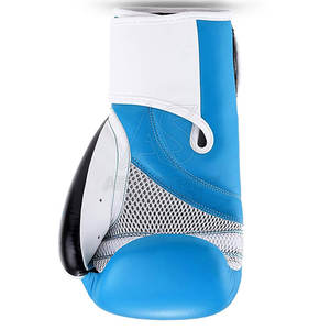 Guantes de Boxeo de Cuero con Logotipo y Diseño Personalizados, Profesionales, Resistentes, Transpirables, con Cierre de Gancho y Bucle - Product Image 6