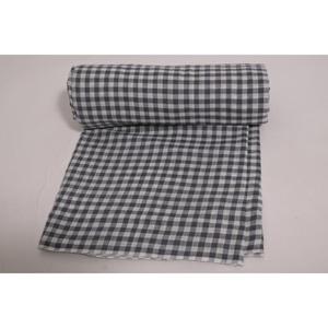Indian Handloom Cotton Check Fabric Plaid Soft Lightweight Cloth Sewing Quilting Craft Dress <b>Material</b> - Product Image 4