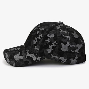 Casquette de baseball 6 panneaux noire Econex Sports avec broderie 3D blanche 23, ajustable, unisexe, en sergé, décontractée, respirante et imperméable - Product Image 3