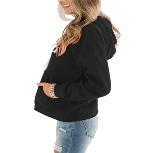 Vêtements chauds d'hiver très vendus, sweat-shirt en coton surdimensionné à motif de dessin animé pour femmes, sweat-shirts personnalisés à motif de dessin animé pour femmes - Product Image 3