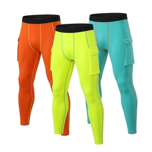 Leggings de Compresión para Hombre, Elásticos, de Secado Rápido, para Deportes, Running, Yoga, Entrenamiento, Fitness - Product Image 2
