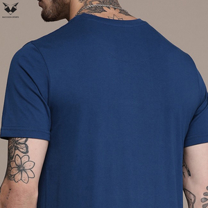 Camisetas de Hombre 100% Algodón, Diseño Personalizado con Logotipo Impreso en Color de Contraste, Último Diseño - Product Image 5