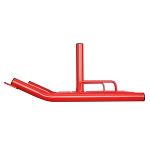 2 pollici di acciaio rosso potenza slitta peso piatto peso allenamento peso slitta attrezzature per il Fitness forza velocità allenamento esercizio atletico - Product Image 1