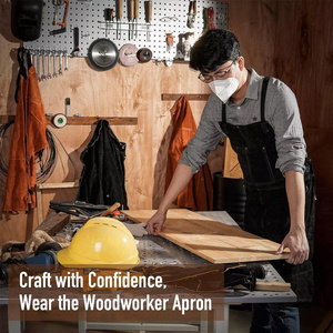 Premium Cowhide Split Leather Welding <b>Work</b> <b>Apron</b> Heat Resistant Flame Retardant Bib <b>Apron</b> Industrial Safety Body Protection - Product Image 6