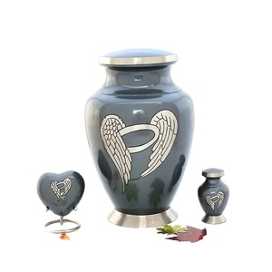 โกศโลหะทำมือสำหรับเผาขี้เถ้าโกศโลหะตกแต่งแบบกำหนดเองดีไซน์ใหม่ - Product Image 1