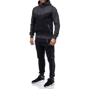 Jogging Suit Sports Fitness Trousers Gym Side Color Block Workout Jogger Cotton Sweatpants Tracksuit Streetwear Fashion Hoodies - Product Image 1