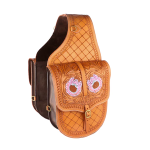 Western Floral Tooled Leather Horse Saddle for Trail Riding Premium Handmade Equestrian Gear - Product Image 3