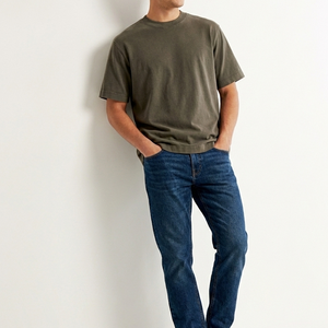 Camiseta de Moda con Lavado Ácido de Alta Calidad, Transpirable, Material Suave al Tacto, Algodón, Ropa Casual - Product Image 3
