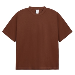 Camisetas Oversize de Diseño para Hombre al por Mayor, con Logotipo Personalizado, 100% Algodón Tejido, Transpirables, Antiarrugas, Tallas Grandes - Product Image 1