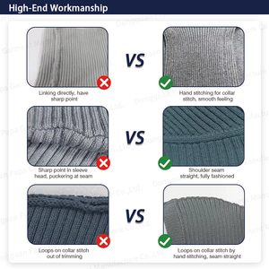 Cárdigan informal de manga larga con cuello en V y botones cubiertos, 100% algodón, liso, para mujer, de HULKGRIP SPORTS, venta al por mayor, invierno, digital - Product Image 4