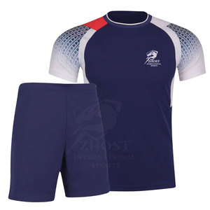 Uniforme de voleibol ligero y transpirable hecho de tela de poliéster de alta calidad para mejorar el flujo de aire y la absorción del sudor. - Product Image 3