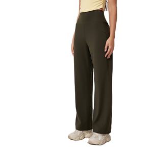 Pantalons de yoga personnalisés pour femmes, pantalons de sport à jambes larges, pantalons de yoga taille haute, leggings évasés pour femmes - Product Image 2