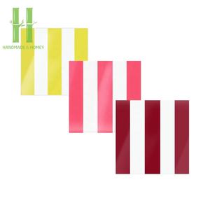 Manteles individuales lacados a rayas rectangulares de alta calidad OEM, bandeja para servir, decoración de boda, cargador, platos hechos a mano, nuevos manteles individuales de Vietnam - Product Image 1