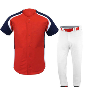 Conjunto de Uniforme de Béisbol Personalizado en Oferta, Conjunto de Jersey y Pantalón de Entrenamiento de Béisbol y Sóftbol Personalizado para Hombre, Talla Adulto, Liso - Product Image 1