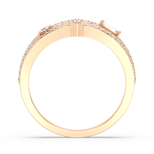 Bague de fiançailles REYES personnalisable en moissanite de 0,56 carat en argent sterling 925, cadeau de mariage, bijoux fins pour femmes - Product Image 6