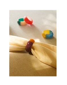 Elegant Luxury <b>Resin</b> Napkin Ring Elegant Design for Home Restaurant <b>Table</b> <b>Top</b> Wholesale Price <b>Resin</b> Napkin Ring At Best Price - Product Image 1