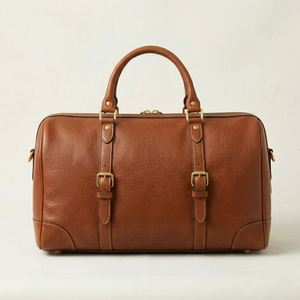 Bolsa de Gimnasio de Cuero para Mujer al por Mayor, Bolsa de Viaje Deportiva, Bolso de Mano, Proveedor OEM con Logotipo Personalizado, Fábrica, Premium, Genuino, 24'' - Product Image 2