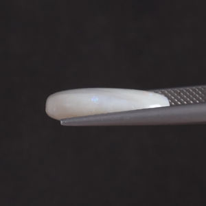 Opale Pierre Précieuse Non Montée 5 Carats Coupe Ovale 17x10mm Taillée à la Main Polie Certifiée IGI Blanche Naturelle Traitée par Cire/Huile - Product Image 2