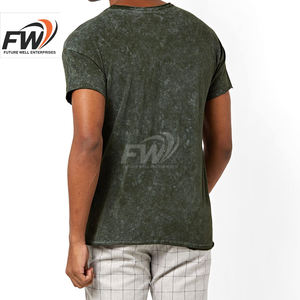 Camiseta Acid Wash a Precio Económico, Estilo Hip Hop, Camisetas Ajustadas Acid Wash para Hombre - Product Image 4