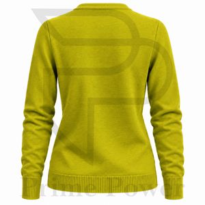 Cardigan en tricot pour femme, usage quotidien, vente en gros, manches longues, col rond, boutons sur le devant, faible MOQ, fournisseur - Product Image 2