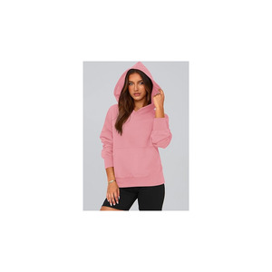 Sweat-shirt à capuche oversize pour femme, en molleton doux, à manches longues, décontracté pour tous les jours - Product Image 1