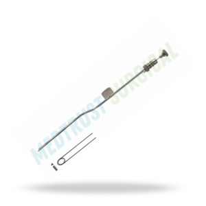 Raspador de succión Gubisch de 20 cm con bayoneta y guía, instrumento quirúrgico para rinoplastia y procedimientos ORL - Product Image 3