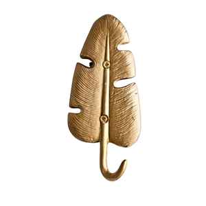 Organisateur de jardin en forme de feuille, nouveau design, finition dorée, pour extérieur, pour intérieur, pour allées. - Product Image 1