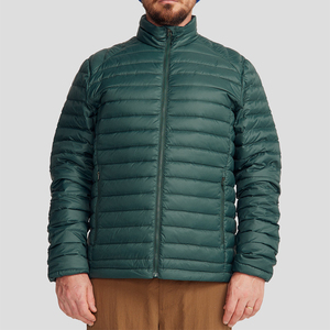 Veste matelassée d'hiver pour homme de haute qualité, coupe-vent, à col montant, avec poches zippées, pour l'extérieur, chaude, épaisse, grande taille - Product Image 2